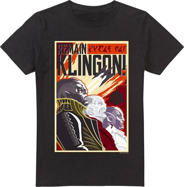 Universal Textiles Remain Klingon TShirt (XL)