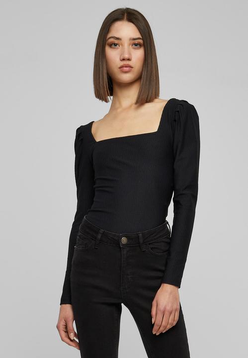 Immagine prodotto Urban Classics Body con maniche a costine da donna LS (XL)
