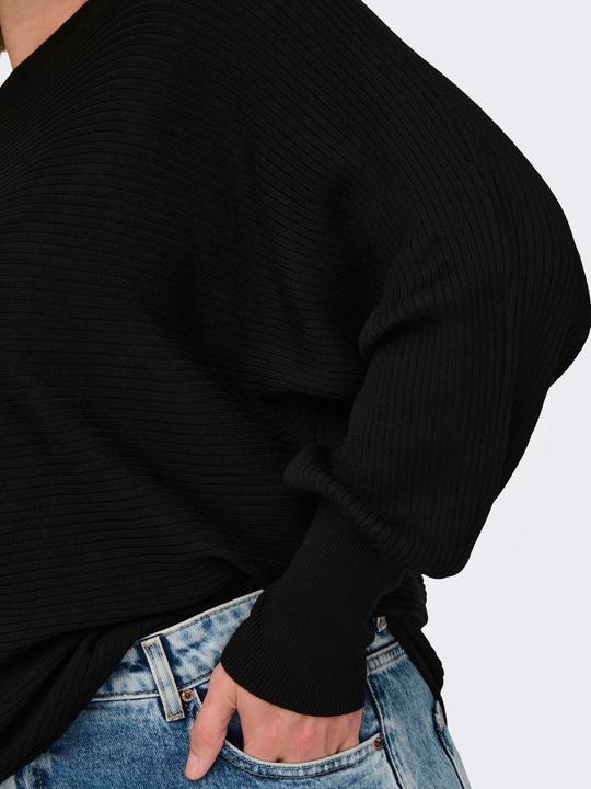 Produktbild Only Curvy einfarbiger Strickpullover (L)