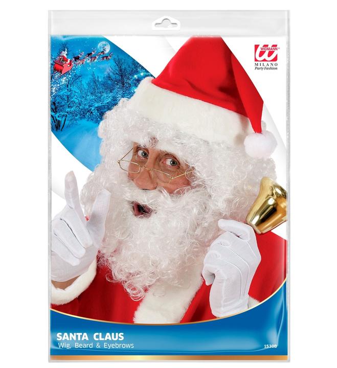 Produktbild Widmann Set Nikolaus Perücke, Bart & Augenbrauen weiss