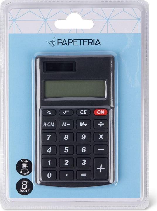 Produktbild Papeteria Taschenrechner klein (Solarzellen, Batterien)