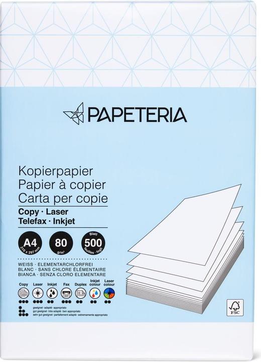Papeteria Kopierpapier, ab 5 Stück (80 g/m², 500 x, A4)