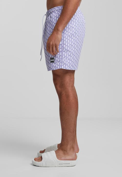 Actual product image Urban Classics Pattern Swim Shorts - 4984 (5XL)
