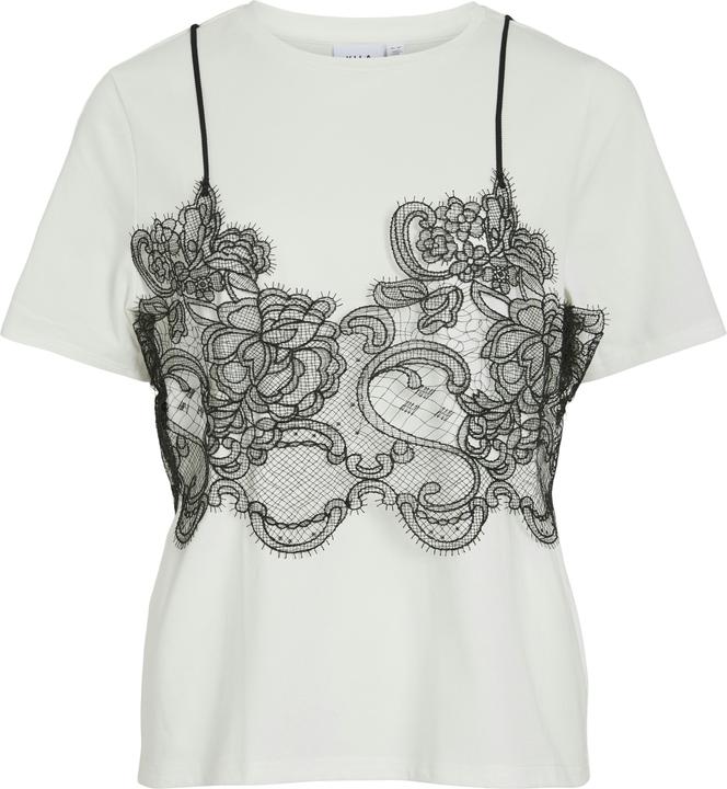 Actual product image Vila VIRADA Spitzenverziertes T-Shirt (XS)