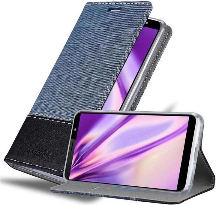 Actual product image Cadorabo Book Jeans Optics Cover (HTC U12 Life)