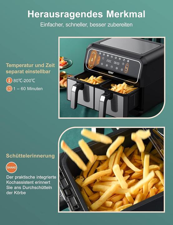 Produktbild Innsky Heissluftfritteuse Dual Zone