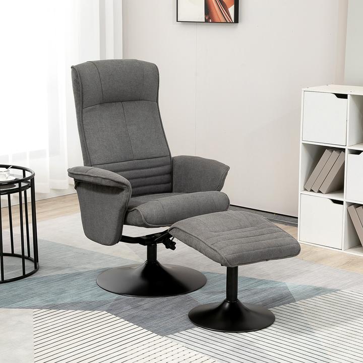 Produktbild Homcom Relaxsessel mit Hocker