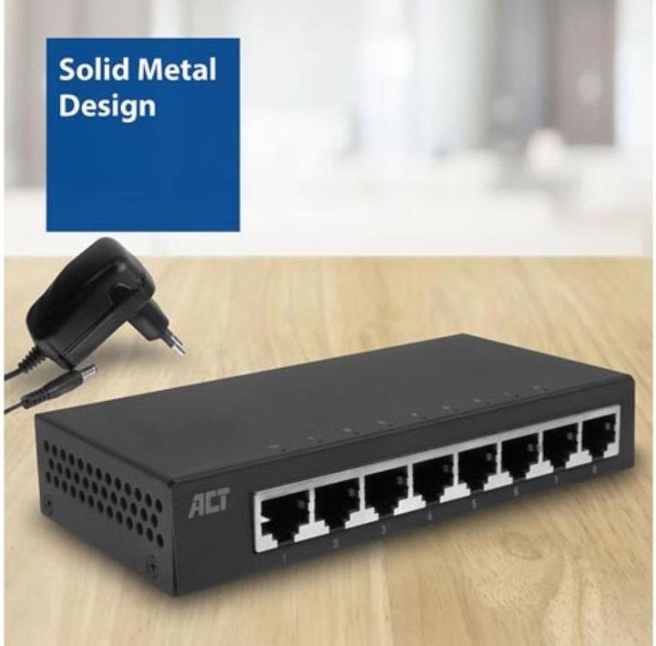 Produktbild 8-Port Gigabit Ethernet Switch (8 Ports)