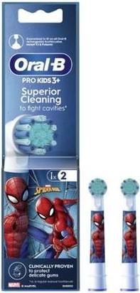 Actual product image Oral-B Replacement Head For Electric Toothbrush For Spiderman - 2 Pieces