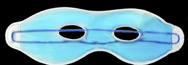 Actual product image Relaxation mask blue Dimensions: 19 x 9 cm