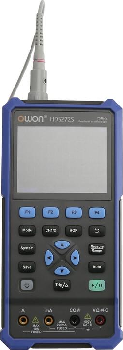 Produktbild Owon LCD-Oszilloskop mit Multimeter und Funktionsgenerator, HDS272S, 2-Kanal, 70 MHz