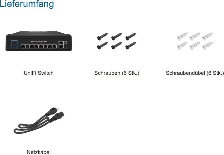 Produktbild Ubiquiti Unifi USW-Industrial: 10 Port (8 Ports)