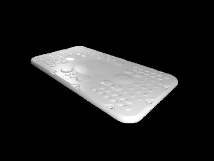 Rittal Plaque à bride en plastique AX avec membranes Gr. 6 401x221mm