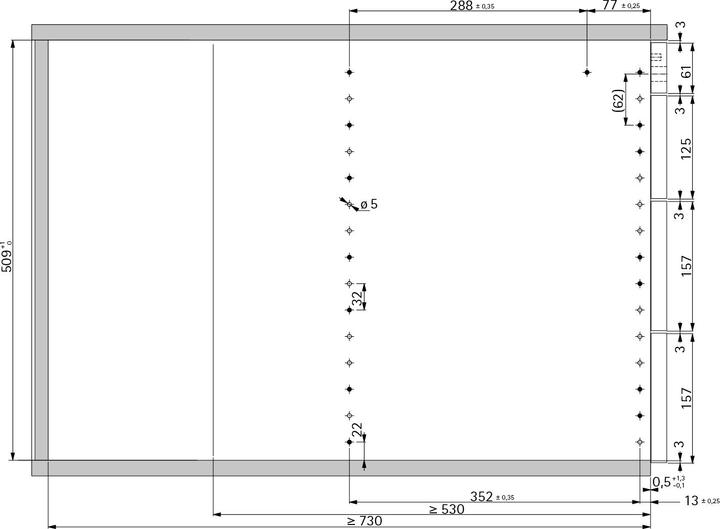 Actual product image Hettich Schreibtischcontainer-Set VAZ mit Silent System 1 HE + 2 HE + 2.5 HE + 2.5 HE