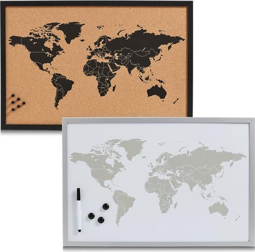 Immagine prodotto Zeller Present Mondo (Mappamondo, Bacheca, 60 x 40 cm)