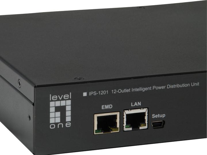 Image du produit LevelOne 12 x IEC 320 C13, AC, LCD, ACL/RADIUS, TLS/SSH (12 Ports)