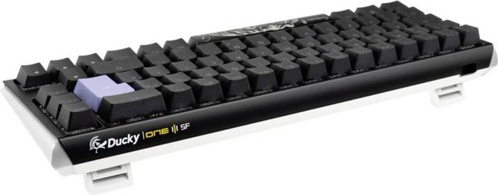Actual product image Ducky One 3 Classic Black/White SF Gaming Keyboard, RGB LED - MX-Black (DE, Cable)