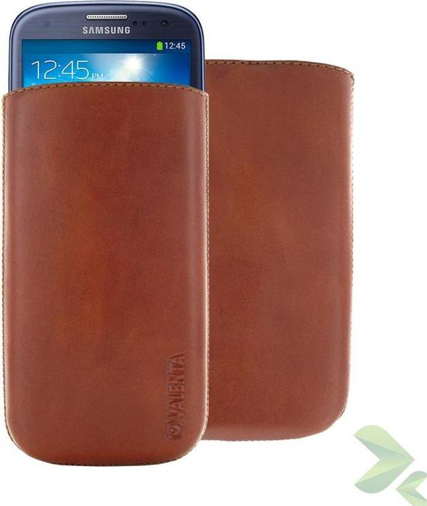 Actual product image Valenta Valencia Pocket Classic Valencia - Redhead Samsung Galaxy S4/s Iii, Htc One and more (Brown) (Blackberry Q10, Nokia Lumia 925, Nokia Lumia 900, Alcatel One Touch Fire, Acer Liquid S1, Samsung Galaxy Nexus, Samsung Galaxy S4, Huawei Ascend G510, Blackberry Z10, Optimus 4X HD, Sony Xperia T, Samsung Galaxy Core 2, Sony Xperia Z, Samsung Galaxy S III)