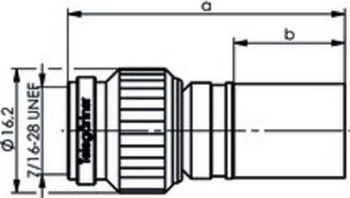 Produktbild Telegärtner Stecker TNC gerade Crimp 50 Ohm (Antennenkabel)