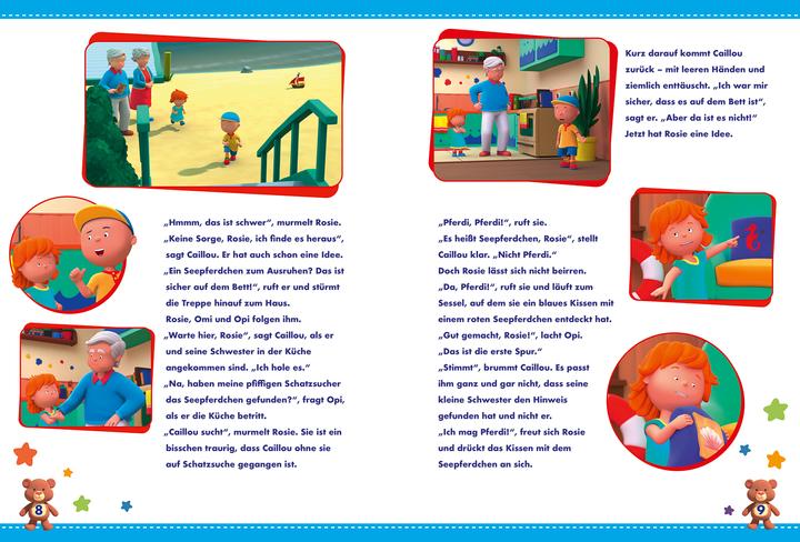 Actual product image Panini Caillou: Die schönsten Gutenachtgeschichten (German, Claudia weber, 2025)