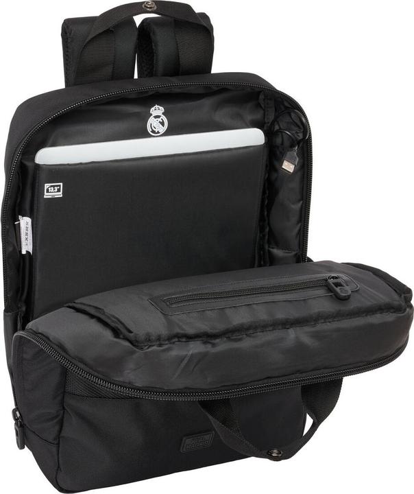 Actual product image Real Madrid CF Laptoptasche Real Madrid C.F. Premium Schwarz 29 x 39 x 11 cm 13,3" (13")