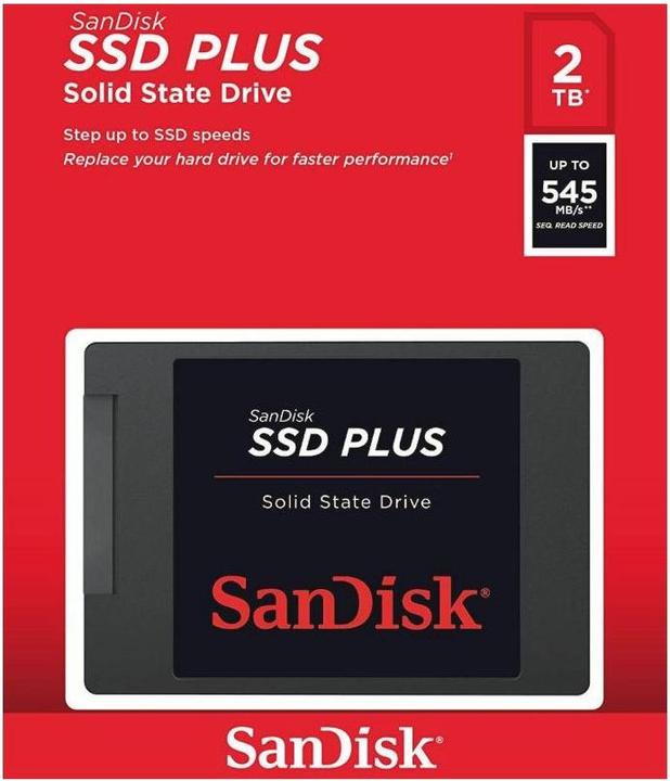 Produktbild SanDisk SSD Plus (2000 GB, 2.5")