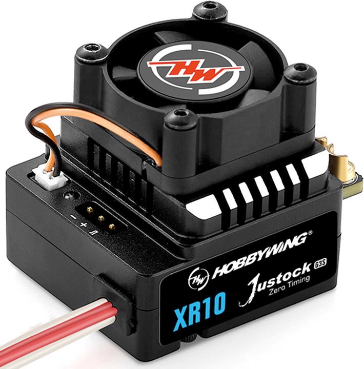 Hobbywing Xerun XR10 Justock G3S Régulateur brushless 60A, 2s-3 LiPo, BEC 4A