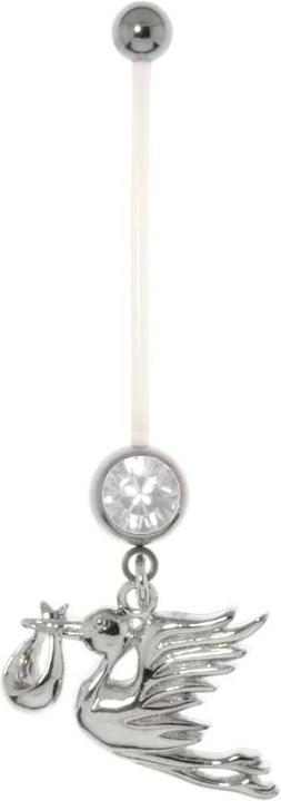 Immagine prodotto Bijouteria Piercing-gravidanza (Acciaio chirurgico 316L, Vetro (di orologio), Bioplastica, Ottone con rivestimento in acciaio)