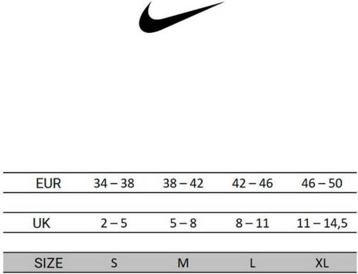 Actual product image Nike Dreierpack Socken (pack of 3, 38 - 42)