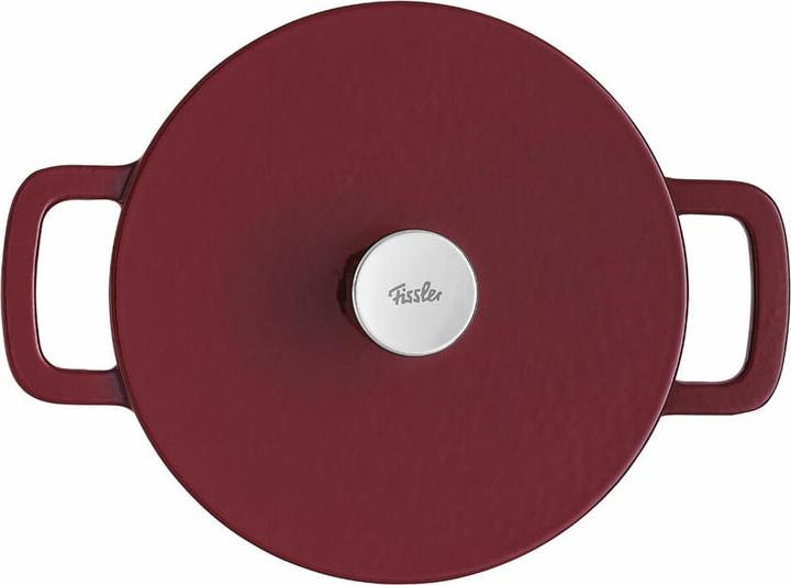 Image du produit Fissler Cocotte en fonte ronde, Bourgogne rouge (24 cm, Cocotte + faitout, Fonte)