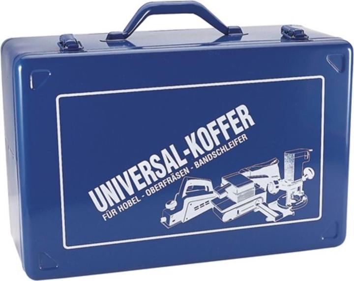 HP Autozubehör Werkzeugmaschinenkoffer B430xT280xH185mm Schaumstoffeinlage für Elektrohobel Stahlblech blau