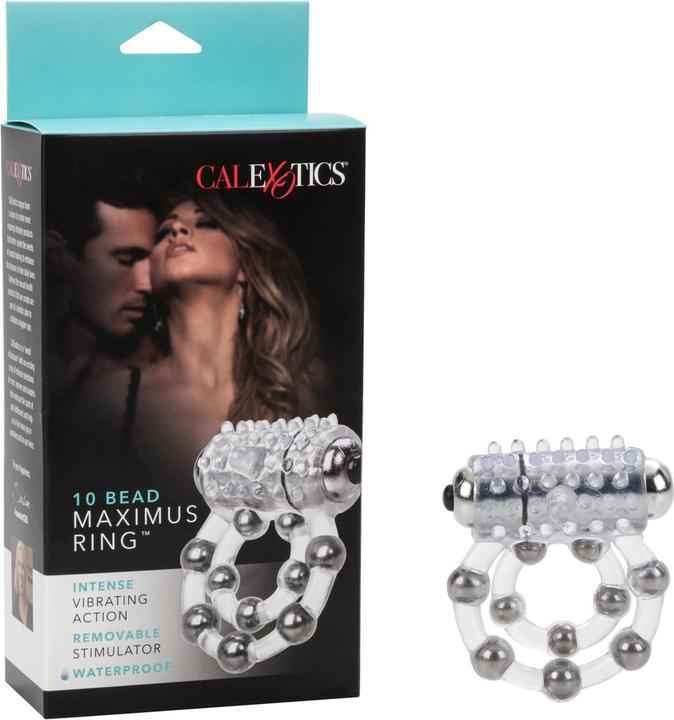 Actual product image CalExotics Maximus penis ring with vibrating beads (5 cm)