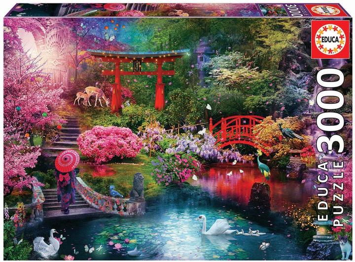 Productafbeelding Educa Japanse tuin 3000 stukjes puzzel (3000 onderdelen)