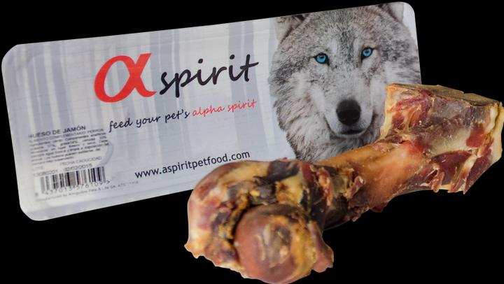 Produktbild Alpha Spirit Serrano Schinken Knochen ganz (Junior, Senior, Adult, 1 Stk., 275 g)