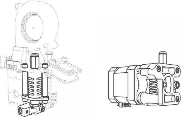 Actual product image Velleman K8402, second printhead for K8400 (Printer head)