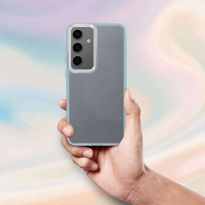 Produktbild Forcell Back panel cover OEM PEARL case for SAMSUNG S24 light blue