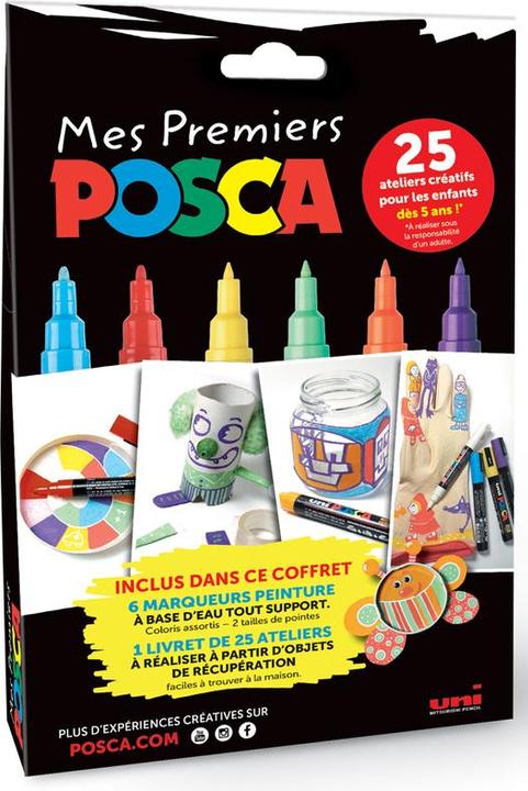 Actual product image Posca Pigment marker "Mes Premiers " (Multicoloured, 6 x)