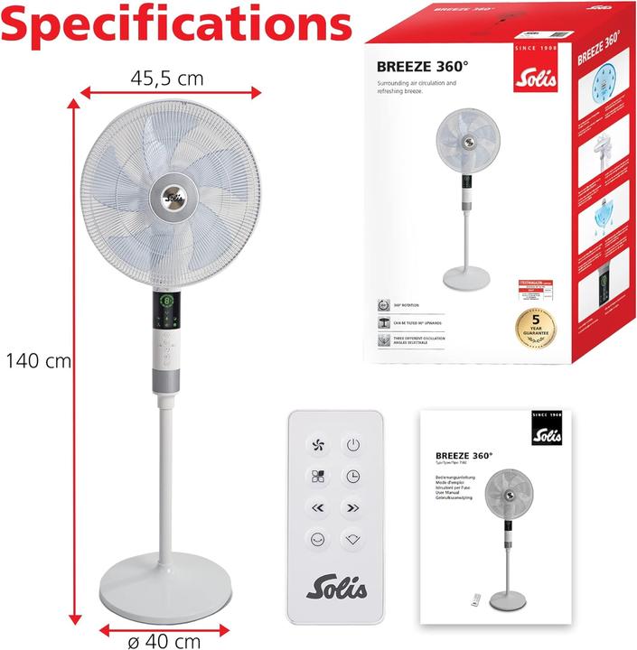 Immagine prodotto Solis Breeze (55 dB)