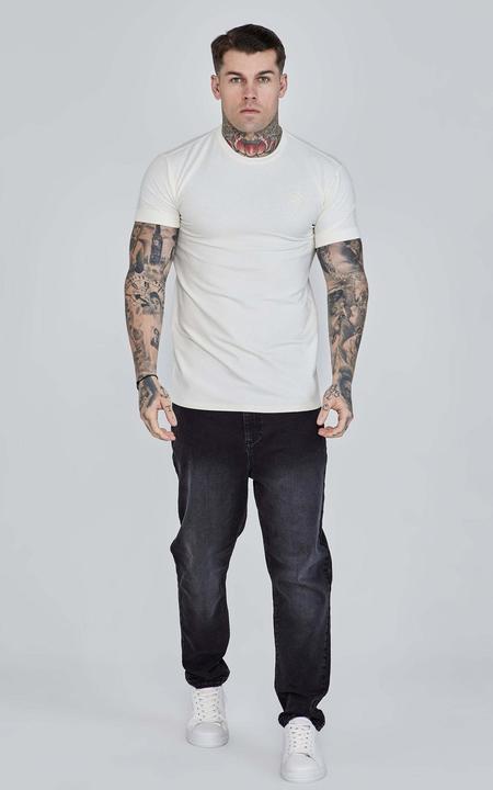 Actual product image Siksilk T-Shirt Roll Sleeve T-Shirt (L)