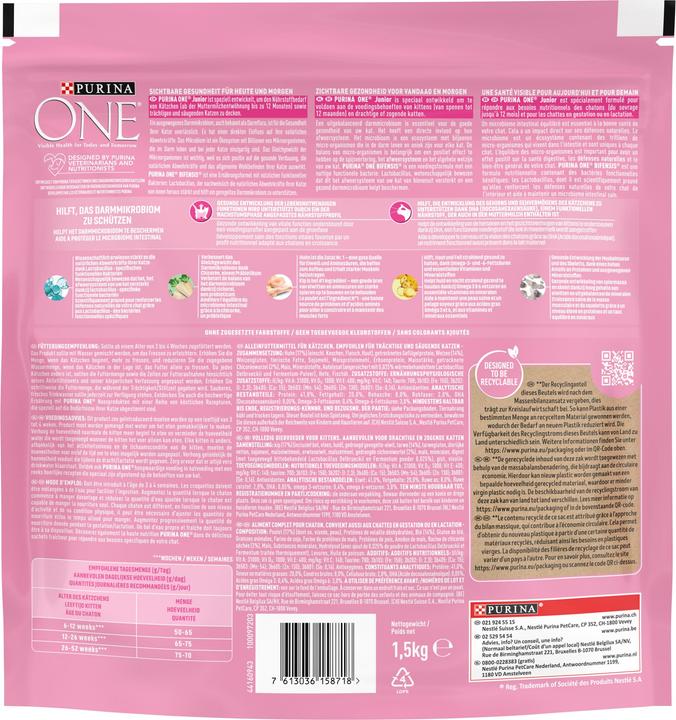 Produktbild Purina ONE Junior (Junior, 1.50 Stk., 1530 g)