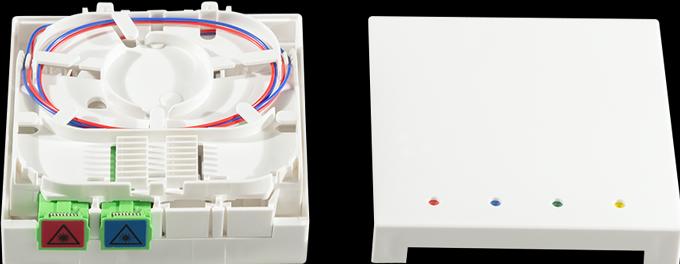 Produktbild LogiLink FTTH Spleiábox, 2x SC/APC, 50 m Verlegekabel, weiá (Spleissbox)