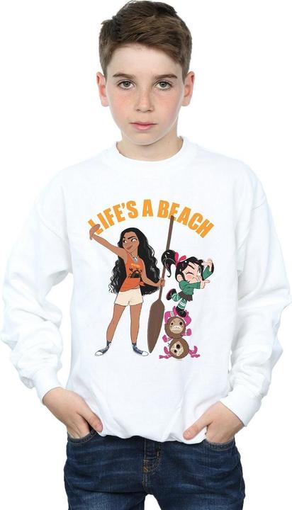 Produktbild Disney Wreck It Ralph Moana And Vanellope Sweatshirt Jungen (152, 158)