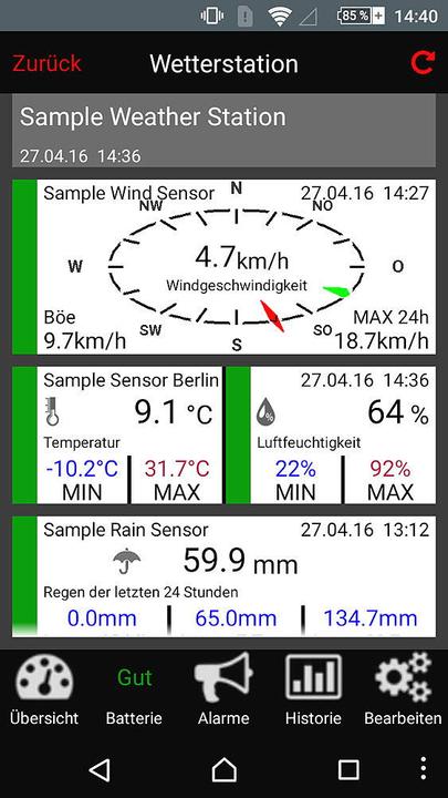 Actual product image TFA WeatherHub