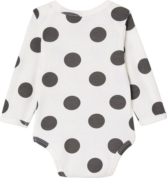Vertbaudet Bio-Kollektion: Baby Geschenk-Set: Body & Lätzchen mit Tupfen