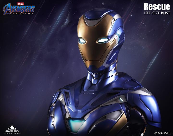 Image du produit Queen Studios Marvel's Avengers "Iron Man MK49 - Rescue Suit" 1/1 Buste Lifesize