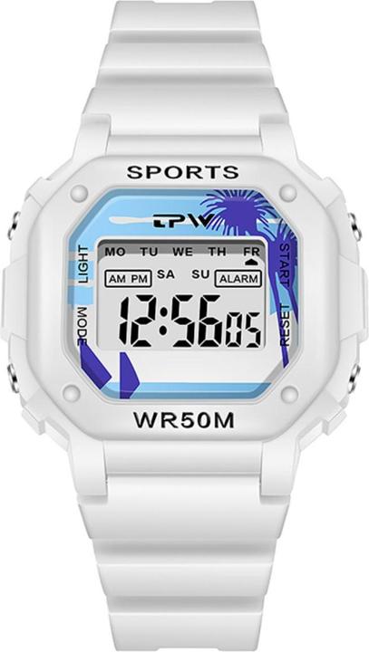 Produktbild VR Shinecon Kinderuhr Modell Timex, Weiss (Digitaluhr, Sportuhr)