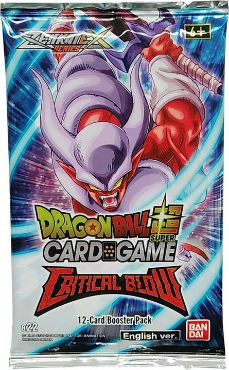 Image du produit Dragon Ball Zenkai Series 05 Critical Blow B22 Booster Pack - Super Card Game - EN (Anglais, Pack de boosters)
