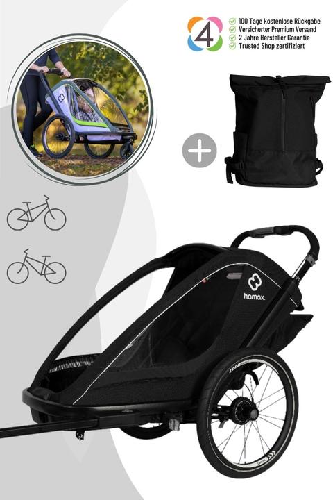 Actual product image hamax Breeze One child bike trailer for 1 child