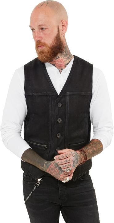 Actual product image Joe Browns Suede Biker Waistcoat (XL)
