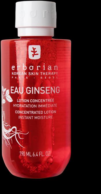 Image du produit Erborian Eau Ginseng Lotion Hydratante (Chiffons de nettoyage, 190 ml)